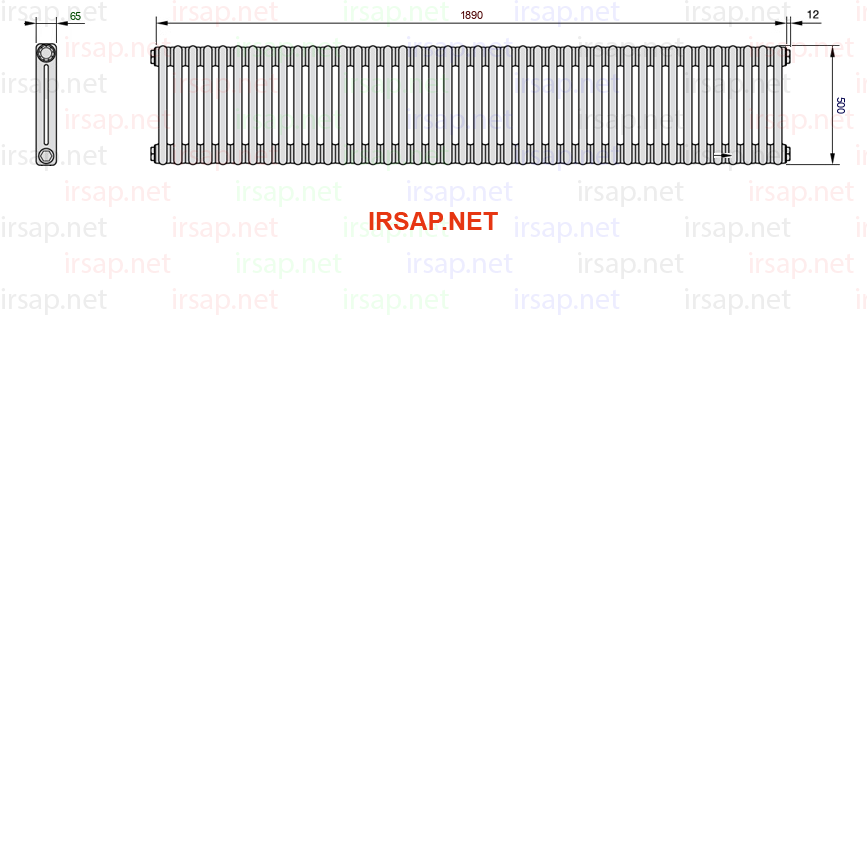 Радиатор IRSAP Tesi 20500/42 T14 CL 01